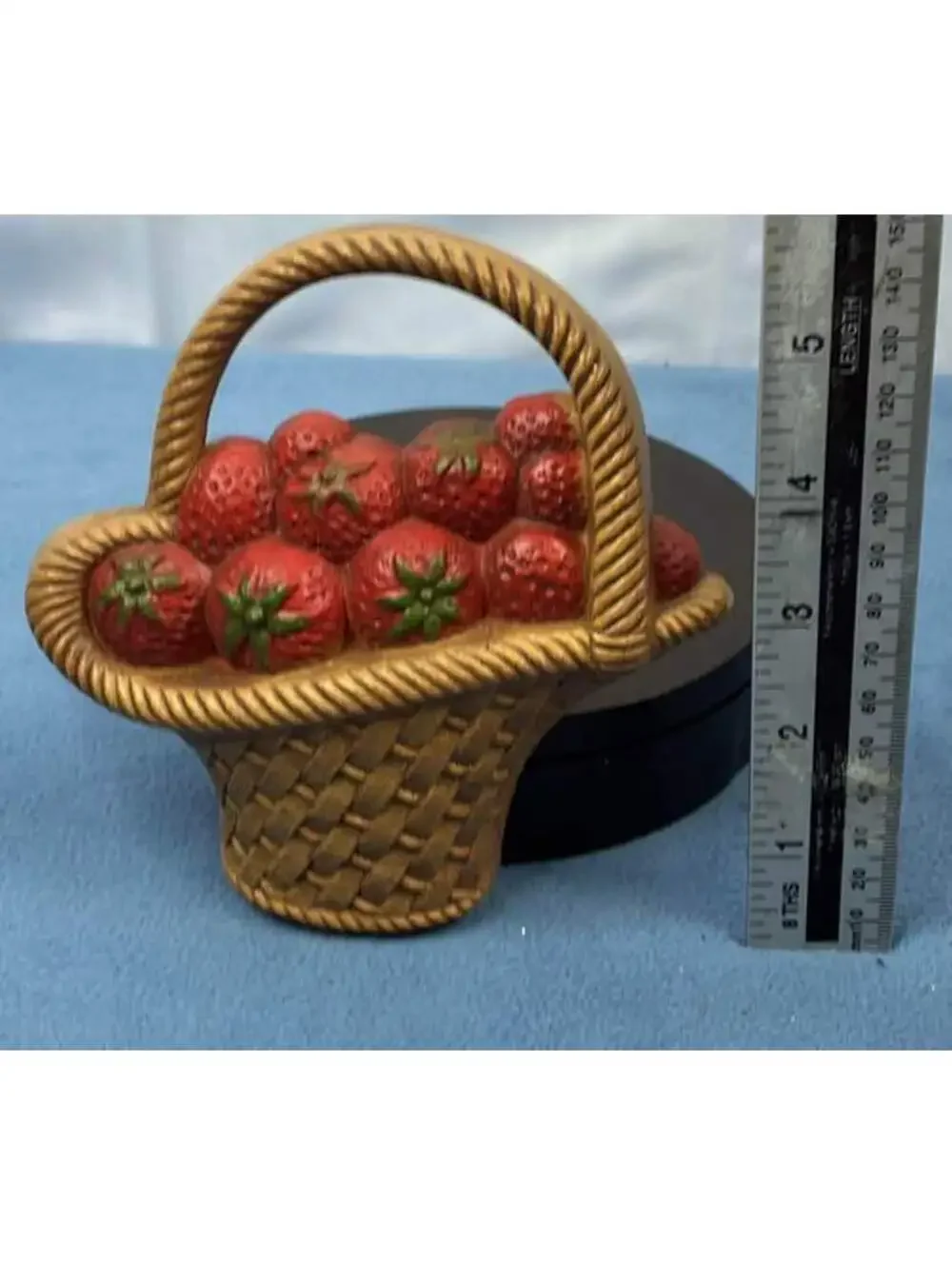 Vintage 1985 Burwood Products Co. Fruit Basket Wall Decor Set